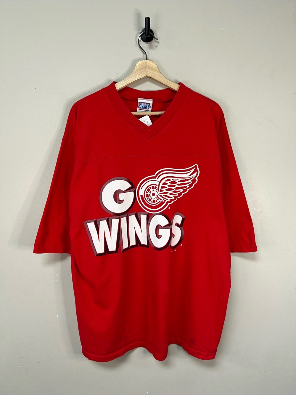 Vintage 90s Detroit Red Wings T Shirt